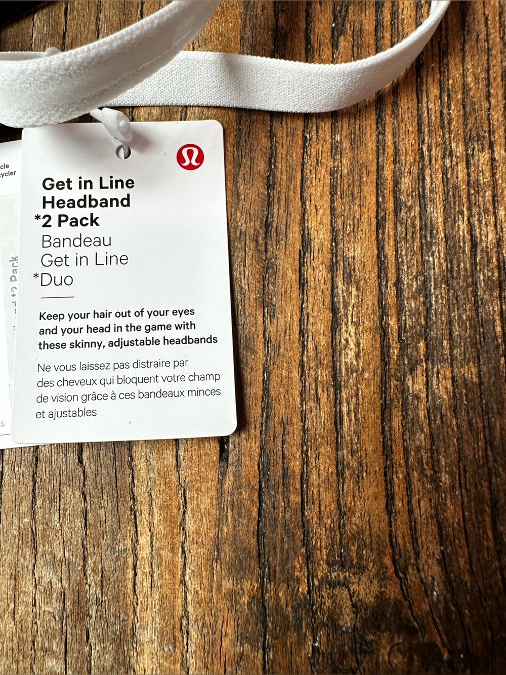 lululemon athletica Black and White Elastic Hair Bands - Picture 6 of 8